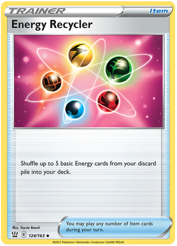 Energy Recycler (124/163) [Sword & Shield: Battle Styles]