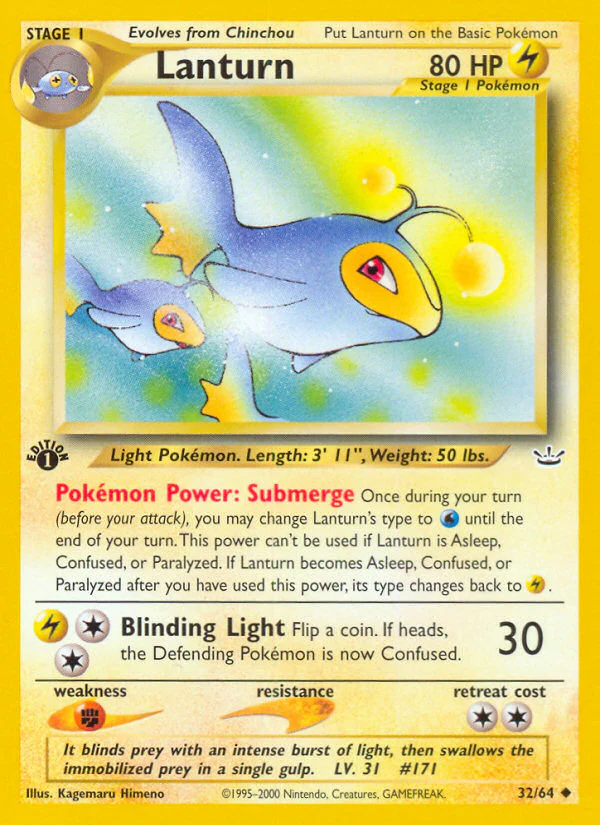 Lanturn (32/64) [Neo Revelation 1st Edition]