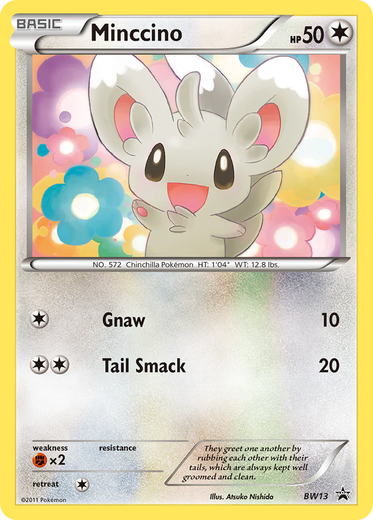 Minccino (BW13) (Cracked Ice Holo) [Black & White: Black Star Promos]