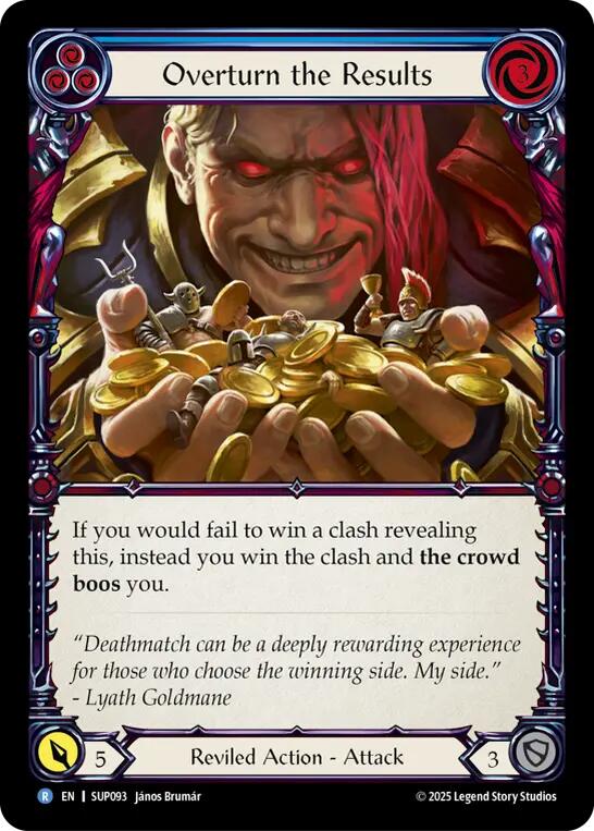 Overturn the Results [SUP093] (Super Slam)  Rainbow Foil