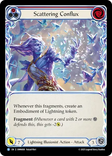 Scattering Conflux [OMN008] (Omens of the Third Age)  Rainbow Foil