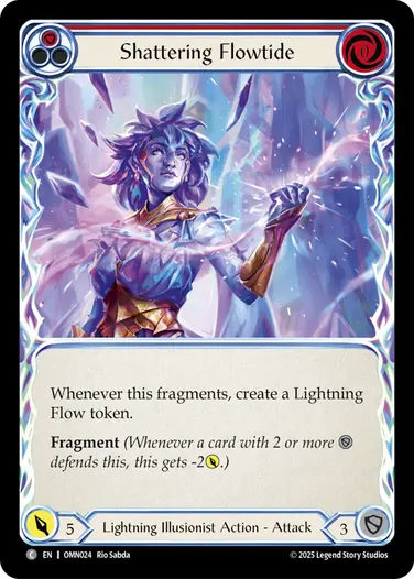 Shattering Flowtide (Red) [OMN024] (Omens of the Third Age)